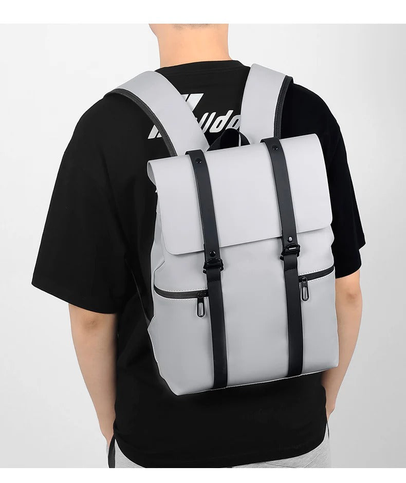 Mochila Retrô Impermeável Urbann - Gray