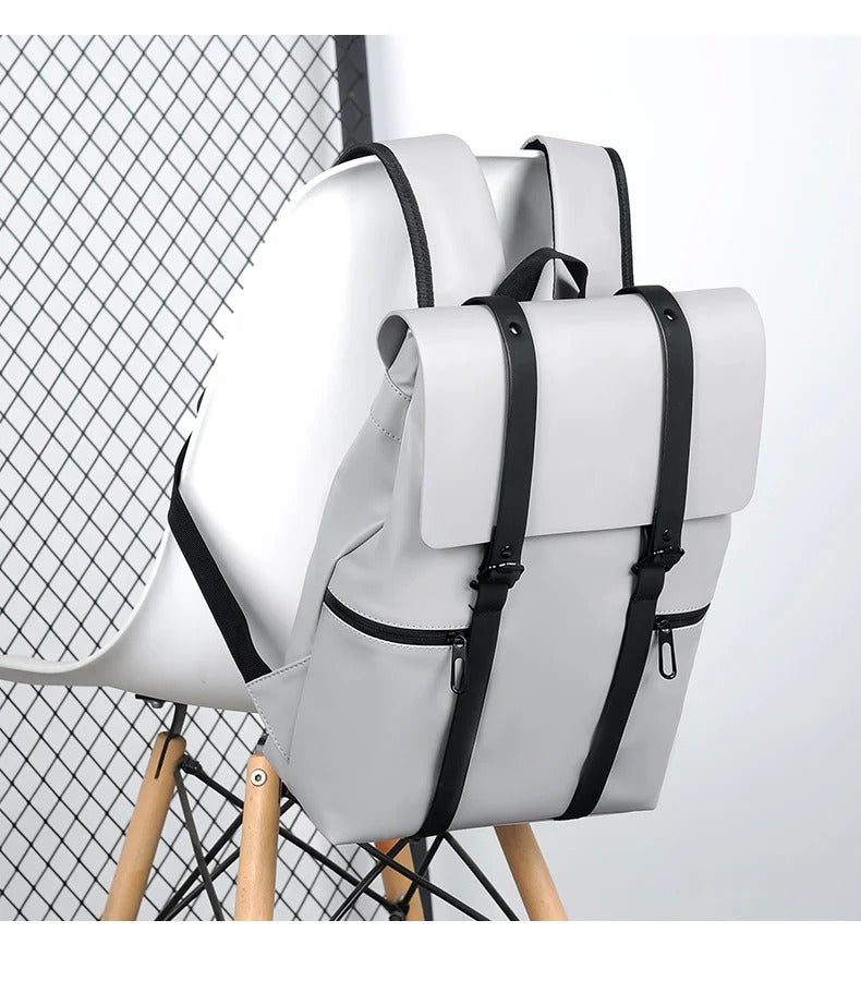 Mochila Retrô Impermeável Urbann - Gray